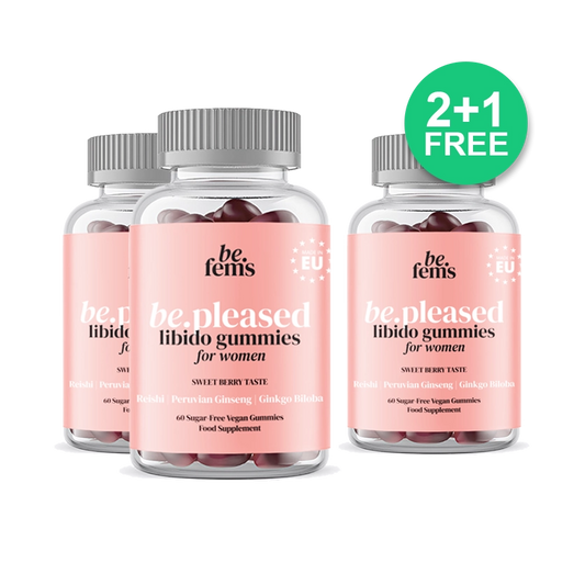 be.pleased – Premium Libido Gummies for Women: Experience unstoppable confidence & passion in just 14 days!